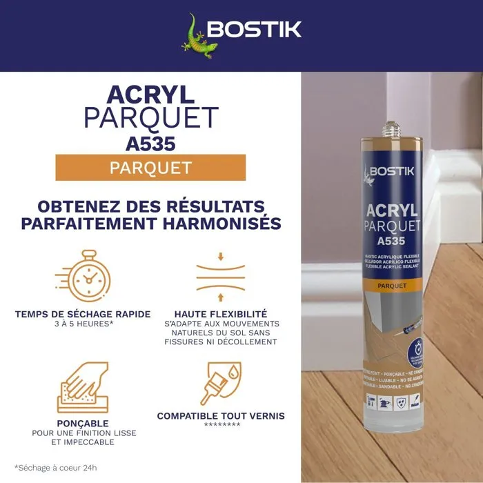Bostik Joint Acryl Parquet Chêne foncé 300 ml