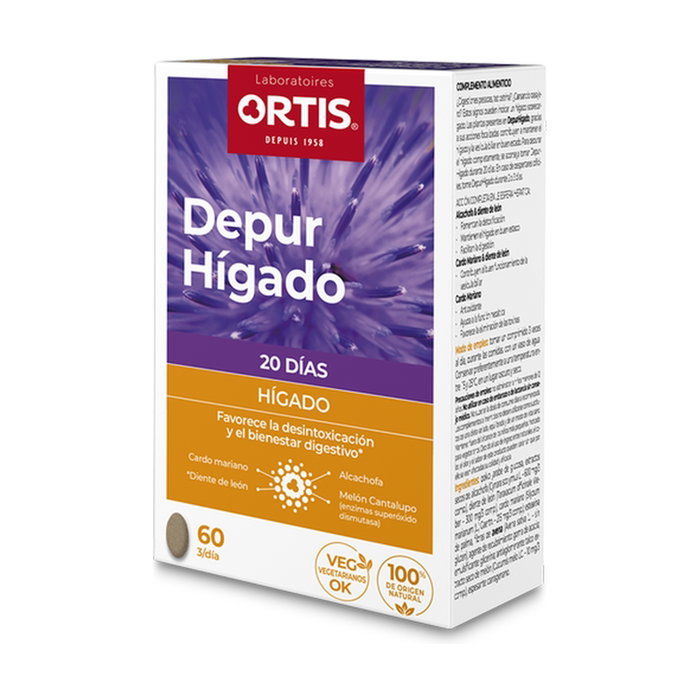 ORTIS Depur Hígado 60 comprimés