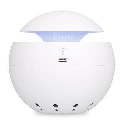 Duux DUAP02 Purificateur d'air Sphere Blanc avec diffuseur d'huiles essentielles et aromathérapie