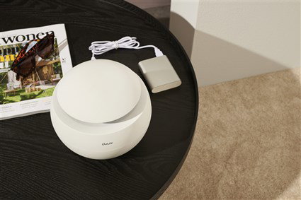 Duux DUAP02 Purificateur d'air Sphere Blanc avec diffuseur d'huiles essentielles et aromathérapie