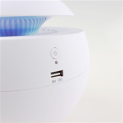 Duux DUAP02 Purificateur d'air Sphere Blanc avec diffuseur d'huiles essentielles et aromathérapie