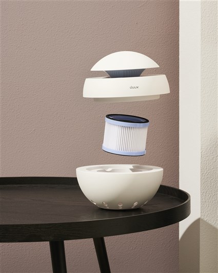 Duux DUAP02 Purificateur d'air Sphere Blanc avec diffuseur d'huiles essentielles et aromathérapie