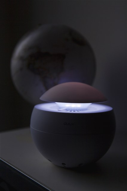Duux DUAP02 Purificateur d'air Sphere Blanc avec diffuseur d'huiles essentielles et aromathérapie
