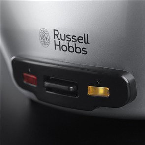 Russell Hobbs 23570-56 Cuiseur à riz Maxicook de 5L (14 tasses), avec accessoires vapeur et antiadhésif, tige de verre et acier inoxydable