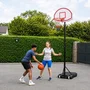 Rezo Panier de basketball réglable de 1,65 à 2,10 m avec roues
