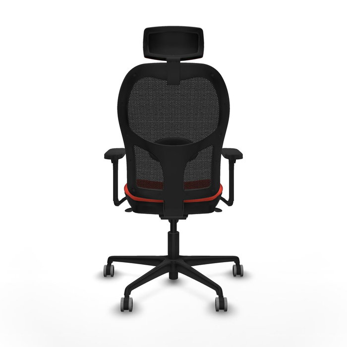 Piqueras y Crespo Chaise de Bureau avec Appui-tête Jorquera 3D036G2 Orange Foncé
