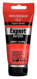 Amsterdam Expert Series Peinture Acrylique Rouge Cadmium Clair 303, 75 ml