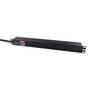 Lanview Bande d'alimentation pour montage en rack 19, 1U 13A avec 6 prises UK et câble 3m