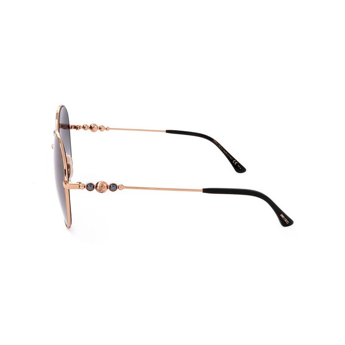 Jimmy Choo BIRDIE-S-PEF-IB Lunettes de soleil rondes en métal doré Jimmy Choo BIRDIE-S-PEF-IB Lunettes de soleil rondes en métal doré