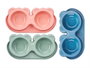 MASCOW Mangeoire double en plastique assortie