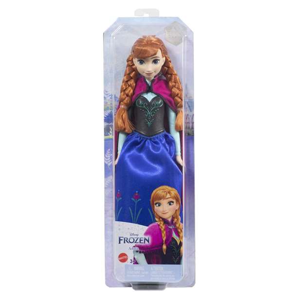 Mattel - Poupée Anna Voyageuse Frozen Disney 29 cm - Jouet Enfant Recommandé 3 à 99 ans Mattel - Poupée Anna Voyageuse Frozen Disney 29 cm - Jouet Enfant Recommandé 3 à 99 ans