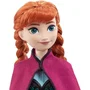 Mattel Disney Frozen Anna HLW49 - Poupée mannequin Princesse La Reine des Neiges avec tenue de voyage, cape, jupe et accessoires amovibles