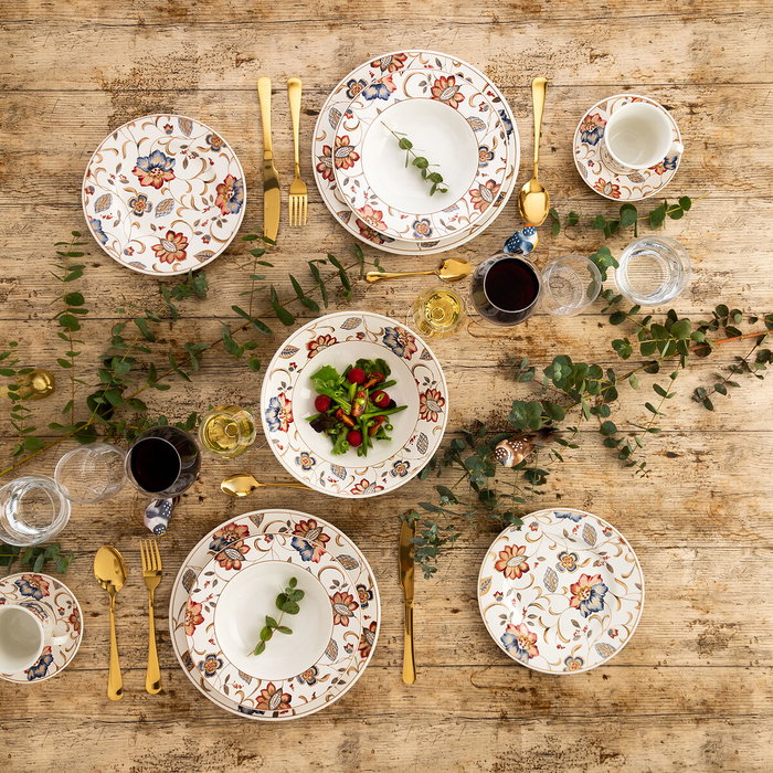 Assiettes Queen´s By Churchill Jacobean Multicouleur Céramique 12 Pièces