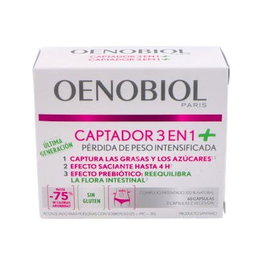 OENOBIOL captador 3 en 1 plus 60comp.