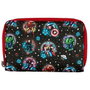 Loungefly Portefeuille à fermeture éclair Marvel Avengers Tattoo Floral Cuir Végétalien