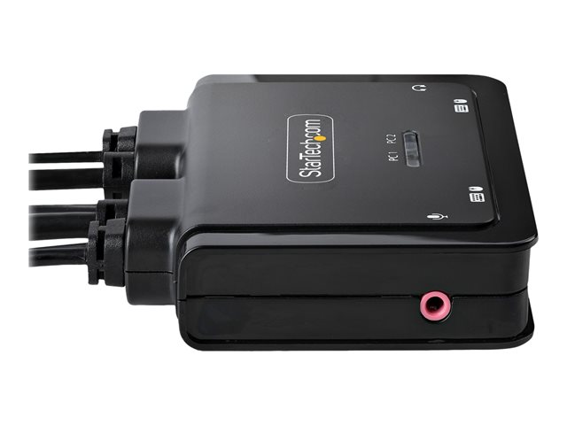 StarTech.com Commutateur KVM hybride 2 ports USB-C et DisplayPort C2-D46-UAC-CBL-KVM