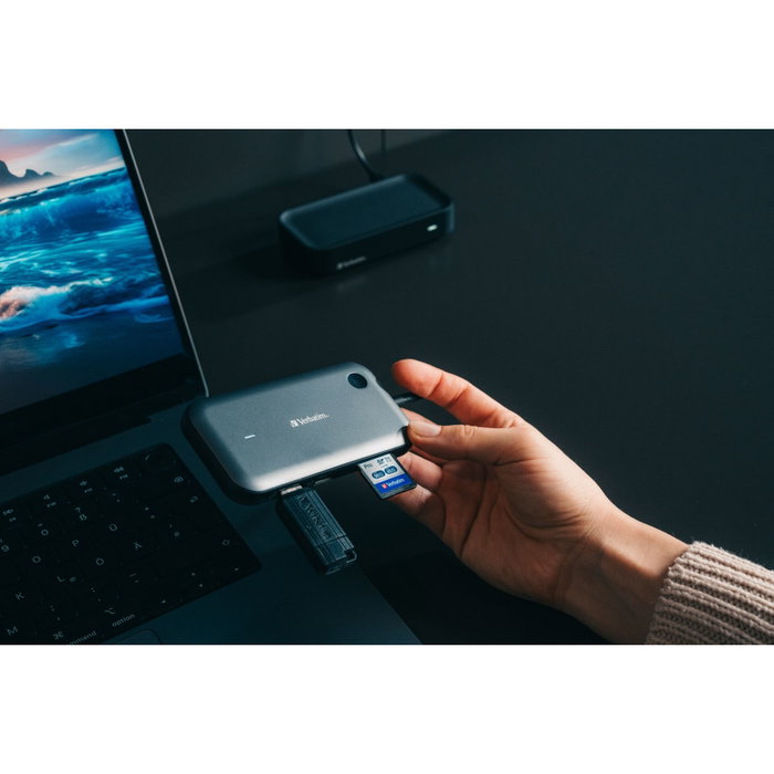 Verbatim Share My Screen Adaptateur vidéo sans fil USB-C avec Hub 1080p