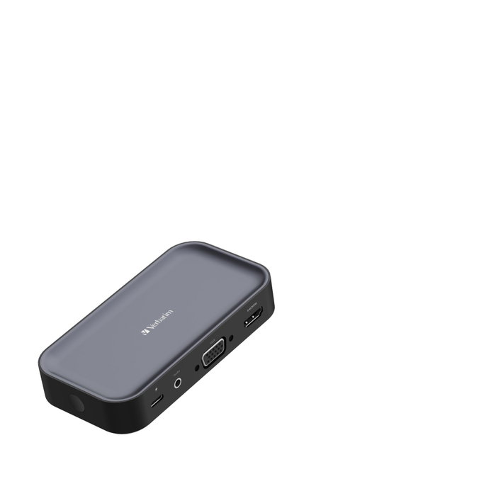 Verbatim Share My Screen Adaptateur vidéo sans fil USB-C avec Hub 1080p