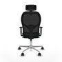 Piqueras y Crespo Chaise de Bureau avec Appui-tête Jorquera 1D086N2 Vert