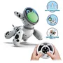 Silverlit Jiggo - Chien robot interactif et radiocommandé avec nez lumineux multicolore - Jouet pour enfants à partir de 5 ans