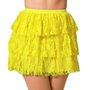 BigBuy Fashion Jupe Jaune en Dentelle