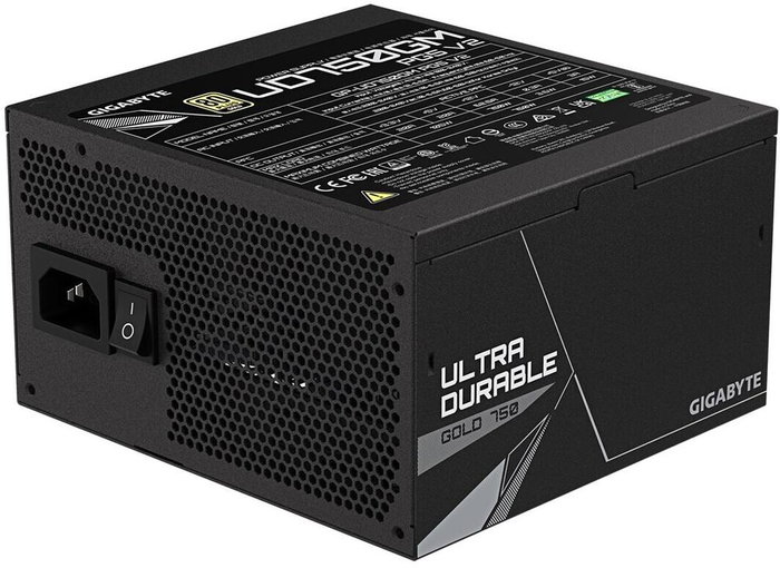 Gigabyte GP-UD750GM PG5 V2 Alimentation 750W 80 Plus Gold ATX 3.1 PCIe 12VHPWR Silencieuse Gigabyte GP-UD750GM PG5 V2 Alimentation 750W 80 Plus Gold ATX 3.1 PCIe 12VHPWR Silencieuse