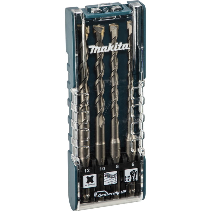 Makita E-13605 Jeu de forets SDS-Plus pour béton, 4 pièces Makita E-13605 Jeu de forets SDS-Plus pour béton, 4 pièces