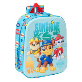 Sac à dos enfant The Paw Patrol Bleu 22 x 27 x 10 cm 3D