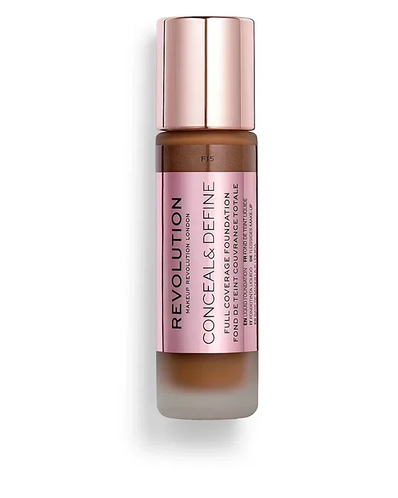 Makeup Revolution Conceal & Define Fond de teint crème F 15 Makeup Revolution Conceal & Define Fond de teint crème F 15