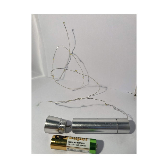 Bouchon décoratif pour bouteilles avec LED Lumineo Noir