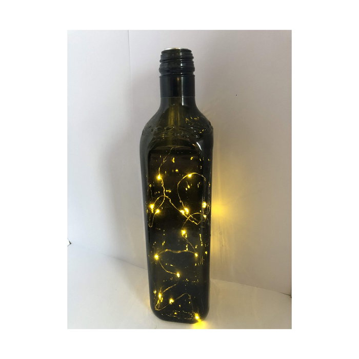 Bouchon décoratif pour bouteilles avec LED Lumineo Noir