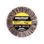 WOLFPACK LINEA PROFESIONAL Abanico de lija grain 120, 80x30 mm