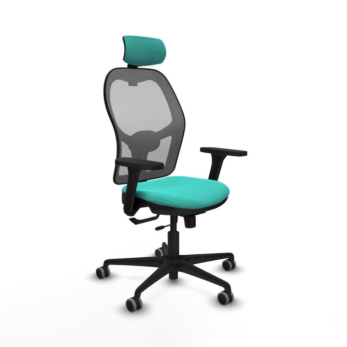 Chaise de Bureau avec Appui-tête Jorquera Piqueras y Crespo 3D036G2 Turquoise Chaise de Bureau avec Appui-tête Jorquera Piqueras y Crespo 3D036G2 Turquoise