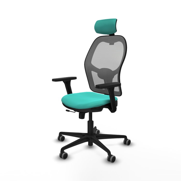 Chaise de Bureau avec Appui-tête Jorquera Piqueras y Crespo 3D036G2 Turquoise Chaise de Bureau avec Appui-tête Jorquera Piqueras y Crespo 3D036G2 Turquoise