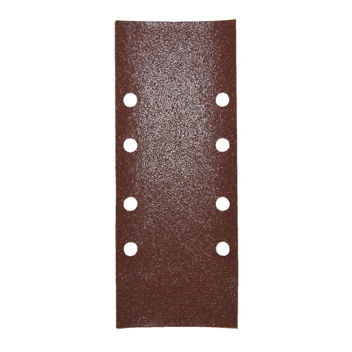 Makita P-36011 Papier Abrasif Grain 120 93x230mm avec 8 Trous, Pack de 10 pièces Makita P-36011 Papier Abrasif Grain 120 93x230mm avec 8 Trous, Pack de 10 pièces