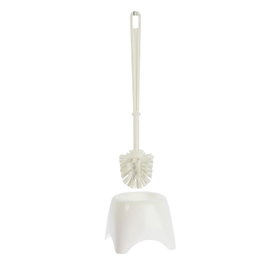 Bathroom Solutions Porte-balai en plastique pour WC, couleurs assorties, 13 x 13 x 37 cm
