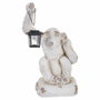 Figurine Décorative Alexandra House Living Blanc Singe 35 x 58 x 36 cm