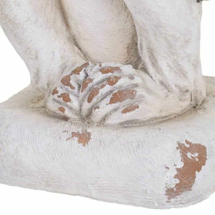 Figurine Décorative Alexandra House Living Blanc Singe 35 x 58 x 36 cm