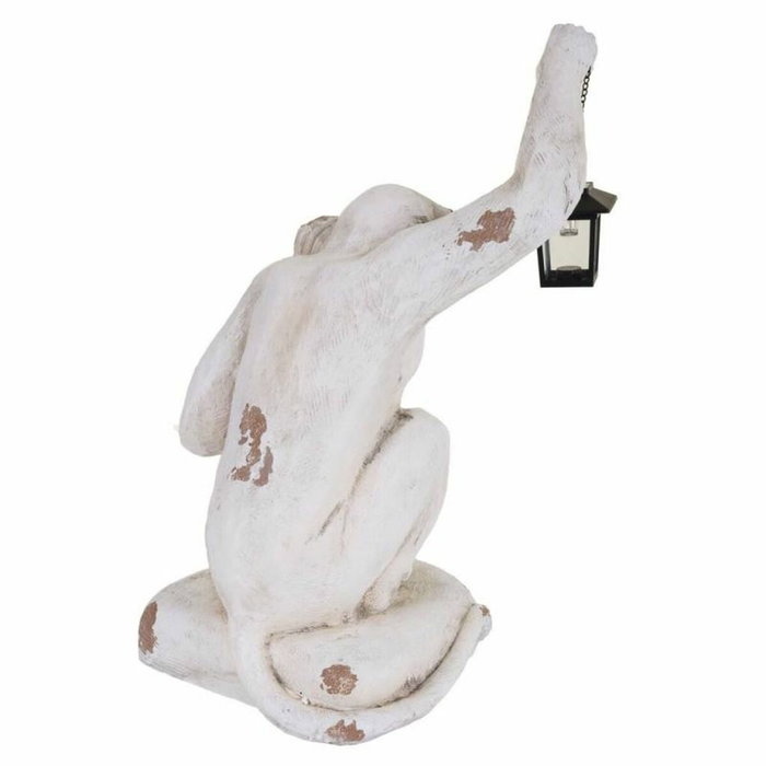 Figurine Décorative Alexandra House Living Blanc Singe 35 x 58 x 36 cm