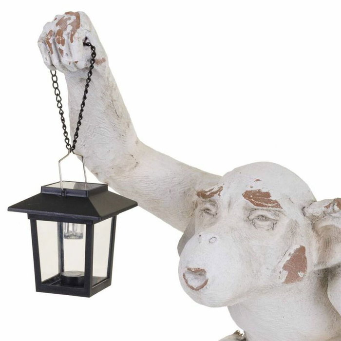 Figurine Décorative Alexandra House Living Blanc Singe 35 x 58 x 36 cm