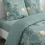 Today Parure de lit motif floral bleu 260 x 240 cm