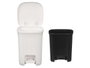 Stefanplast Papelera Domus Blanche 6L Plastique PP 20x27x20cm (Set de 6)