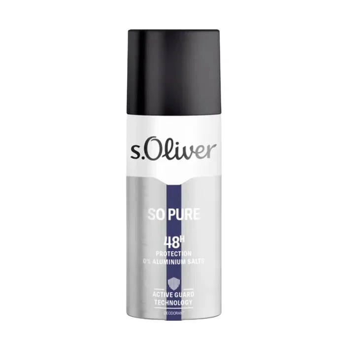 S. Oliver So Pure Déodorant en spray Hydratant 48H pour hommes, 150 ml S. Oliver So Pure Déodorant en spray Hydratant 48H pour hommes, 150 ml