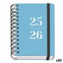 Agenda DOHE GRAMMAR Bleu A6 120 x 170 mm 2025-2026 (20 Unités)