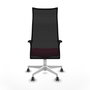 Piqueras y Crespo Chaise de Bureau Albacete Rose et Noir