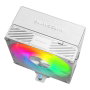 Mars Gaming Ventilateur Dissipateur CPU MCPUX5ARGBW Blanc 120mm ARGB PWM TDP 280W