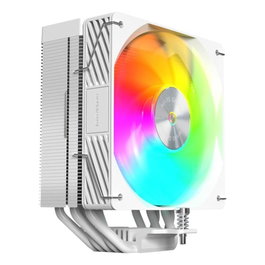 Mars Gaming Ventilateur Dissipateur CPU MCPUX5ARGBW Blanc 120mm ARGB PWM TDP 280W