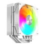 Mars Gaming Ventilateur Dissipateur CPU MCPUX5ARGBW Blanc 120mm ARGB PWM TDP 280W