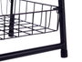 Kinvara Étagère Métallique Échelle Noire 3 Niveaux 48x8x38 cm