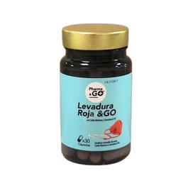 PHARMA & GO Levadura Roja (Chardon-marie et Coenzyme Q10) 30 capsules